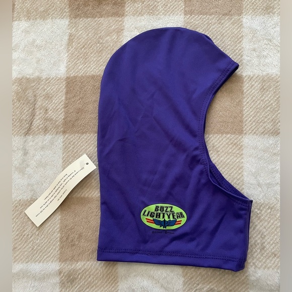NWT Vintage Kids Buzz Lightyear Purple Balaclava Face Cover Costume - Picture 1 of 8